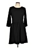 Gap Outlet Solid Black Casual Dress Size L - photo 1