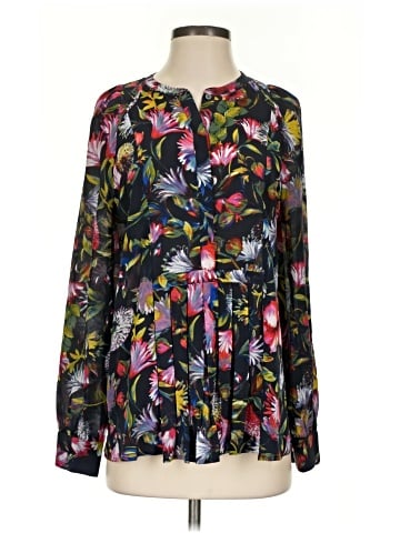 J.Crew Long Sleeve Silk Top (view 1)