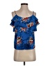 Dex Blue Sleeveless Blouse Size S - photo 1