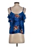 Dex Blue Sleeveless Blouse Size S - photo 2