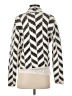 August Silk Chevron-herringbone Ivory Cardigan Size S - photo 2