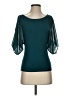 Bebe Teal 3/4 Sleeve Top Size XS - photo 1