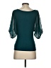 Bebe Teal 3/4 Sleeve Top Size XS - photo 2