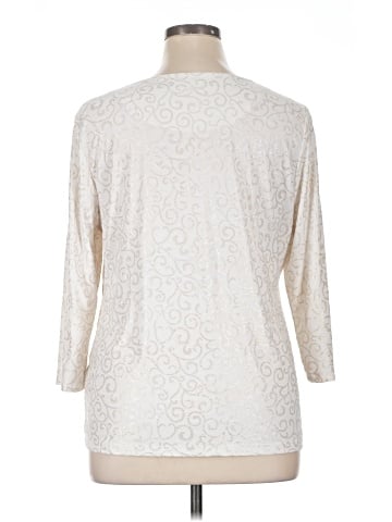 JM Collection 3/4 Sleeve Top (view 2)