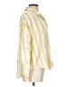 Umgee Stripes Yellow 3/4 Sleeve Blouse Size L - photo 4