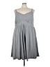 Torrid Chevron-herringbone Gray Casual Dress Size 5X Plus (5) - photo 1