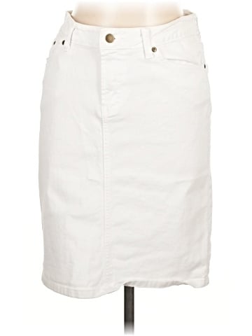 Garnet Hill Denim Skirt (view 1)