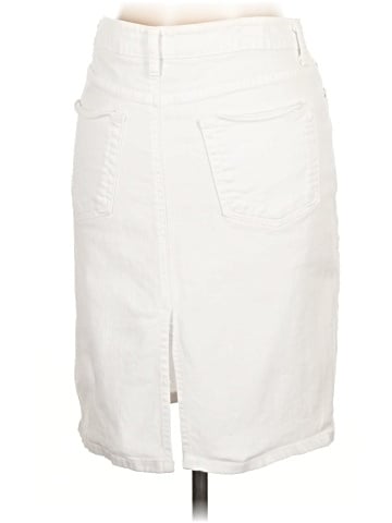 Garnet Hill Denim Skirt (view 2)