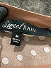Sweet Rain 100% Polyester Polka Dots Brown Long Sleeve Blouse Size M - photo 7