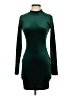 Assorted Brands Solid Green Casual Dress Size S - photo 1