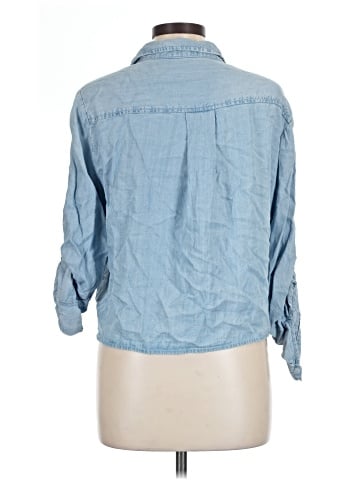 Velvet Heart 3/4 Sleeve Button-Down Shirt (view 2)