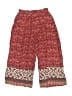 Angie Paisley Red Casual Pants Size M (youth) - photo 2