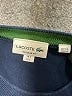 Lacoste 100% Cotton Blue Pullover Sweater Size L - photo 7