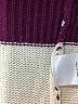 Lucky Brand Color Block Burgundy Pullover Sweater Size XL - photo 7