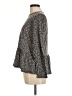 Gaze Gray Long Sleeve Blouse Size M - photo 5