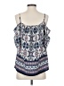 Kaileigh 100% Polyester Blue Sleeveless Blouse Size S - photo 2