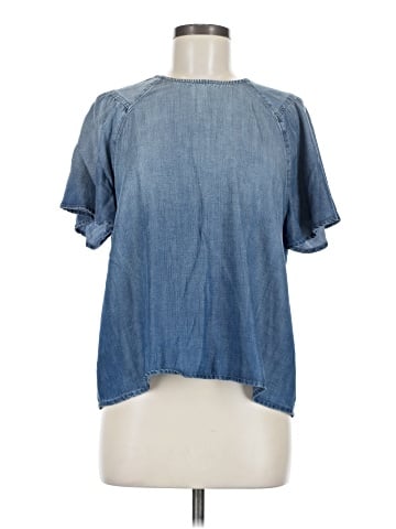 Evereve Short Sleeve Blouse (view 1)