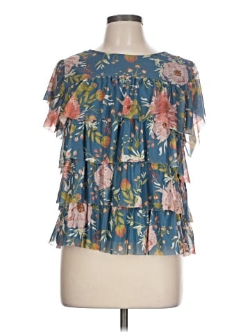 LC Lauren Conrad Short Sleeve Blouse (view 1)
