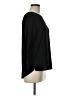 H&M 100% Polyester Black 3/4 Sleeve Top Size M - photo 4