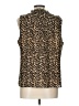 J.Crew Factory Store 100% Polyester Brown Sleeveless Blouse Size L - photo 2