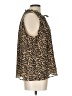 J.Crew Factory Store 100% Polyester Brown Sleeveless Blouse Size L - photo 4