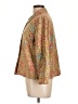 Coldwater Creek 100% Cotton Tweed Gold Blazer Size L (petite) - photo 5