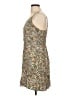 Old Navy 100% Rayon Floral Tan Casual Dress Size L - photo 5