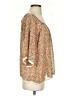Forever 21 100% Polyester Tan 3/4 Sleeve Blouse Size S - photo 4