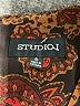 Studio 1 100% Polyester Paisley Brown Casual Dress Size 8 - photo 7