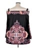 Avenue Black 3/4 Sleeve Blouse Size 26 - 28 Plus - photo 2