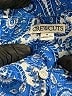 Crewcuts Paisley Blue Short Sleeve Button-Down Shirt Size 12 - photo 3