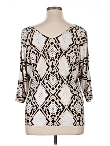 INC International Concepts 3/4 Sleeve Blouse (view 2)
