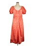 Cinq à Sept Paisley Orange Casual Dress Size 16 - photo 1