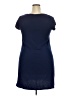 Mossimo Supply Co. Solid Blue Casual Dress Size XXL - photo 2