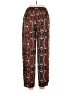Cartonnier 100% Polyester Print Brown Casual Pants Size M - photo 2