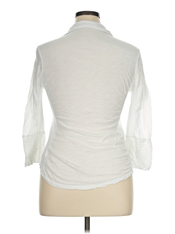 James Perse 3/4 Sleeve Button-Down Shirt (view 2)