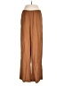 Vince. Solid Brown Silk Pants Size L - photo 1