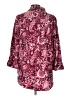 Kim Rogers Paisley Burgundy 3/4 Sleeve Blouse Size L - photo 2
