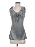 Red Haute Stripes Multi Color Gray Sleeveless Top Size S - photo 1