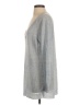 Eileen Fisher 100% Linen Metallic Silver Pullover Sweater Size S - photo 5