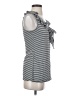 Red Haute Stripes Multi Color Gray Sleeveless Top Size S - photo 4