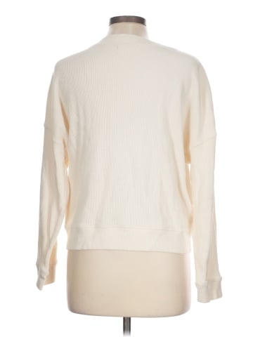 Madewell Waffle Knit Boxy Sweatshirt Tee (view 2)