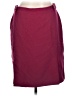 Ann Taylor Solid Burgundy Formal Skirt Size 10 Petite - photo 1