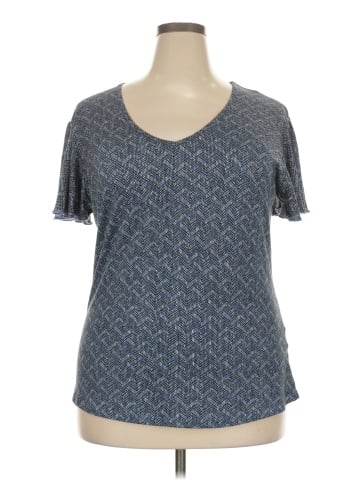 Ashley Blue Short Sleeve T-Shirt (view 1)
