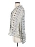 Zara Silver Long Sleeve Blouse Size S - photo 5