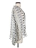 Zara Silver Long Sleeve Blouse Size S - photo 4