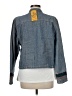 Chico's 100% Cotton Print Blue Jacket Size Med (1) - photo 2