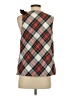 J.Crew 100% Cotton Brown Sleeveless Blouse Size 2 - photo 2