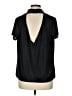 Laundry by Shelli Segal Metallic Black Short Sleeve Blouse Size M - photo 2