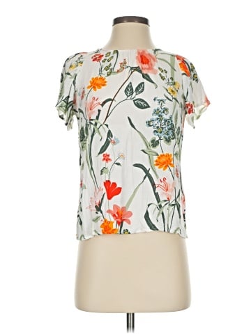 Ann Taylor LOFT Short Sleeve Blouse (view 1)